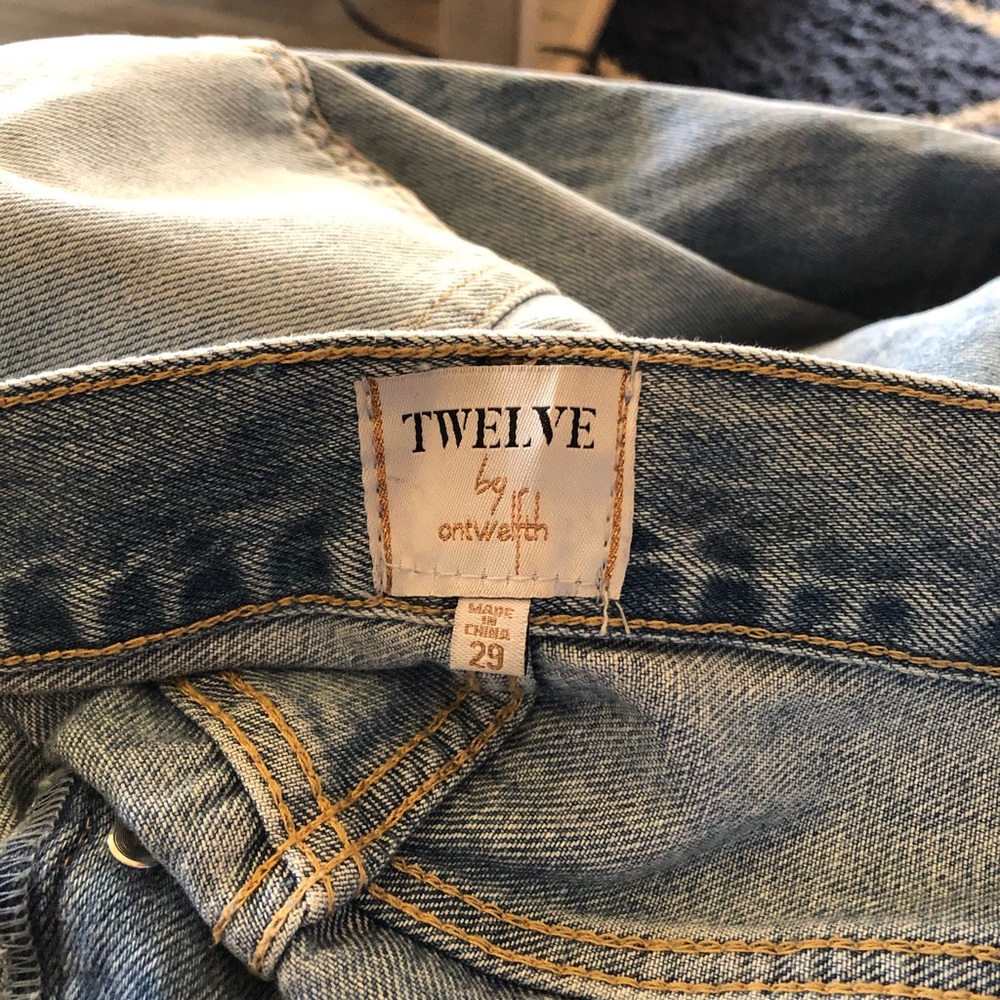 Distressed jeans